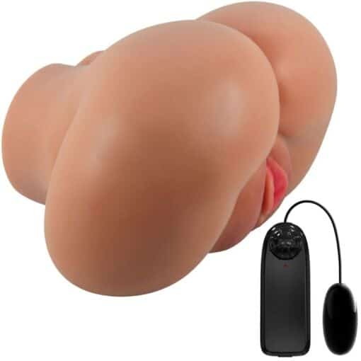 CRAZY BULL - LUNA TRASERO VIBRADOR CON VAGINA Y ANO REALÍSTICO NATURAL CONTROL REMOTO - Imagen 2