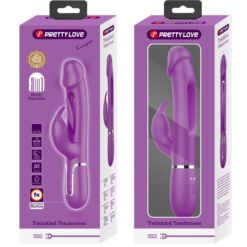 PRETTY LOVE - KAMPAS VIBRADOR RABBIT MULTIFUNCIÓN 3 EN 1 MORADO - piKanteo | Despierta tu lado más piKante