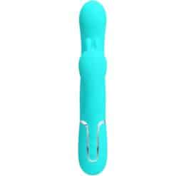 Alternative view of PRETTY LOVE - CAMMY TRIPLE VIBRADOR RABBIT MULTIFUNCIÓN 4 EN 1 AZUL