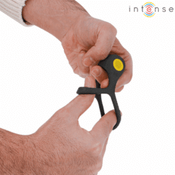 INTENSE - ALEX ANILLO DOBLE VIBRADOR PENE 10 VIBRACIONES NEGRO - piKanteo | Despierta tu lado más piKante