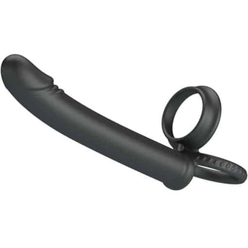 PRETTY LOVE - MOSES ANILLO DOBLE PENE PARA DONLE PENETACIàN NEGRO - Imagen 5