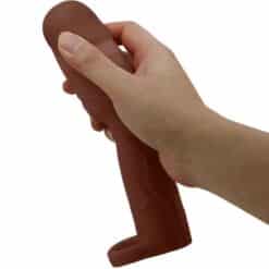 PRETTY LOVE - GERD FUNDA PARA PENE CON EXTENSIÓN DE 7.6 CM MULATO - piKanteo | Despierta tu lado más piKante