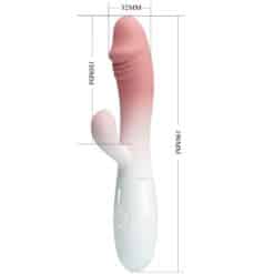 PRETTY LOVE - SNAPPY VIBRADOR RABBIT 3O VIBRACIONES ROSA - piKanteo | Despierta tu lado más piKante