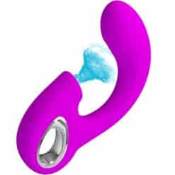 Alternative view of PRETTY LOVE - SIBEL VIBRADOR PUNTO G + ESTIMULADOR CLÍTORIS 10 VIBRACIONES MORADO