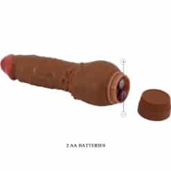 BAILE - BARBARA VIBRADOR REALÍSTICO 19.5 CM MULATO - piKanteo | Despierta tu lado más piKante