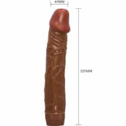 BAILE - BOB VIBRADOR REALÍSTICO 22.5 CM MULATO - piKanteo | Despierta tu lado más piKante
