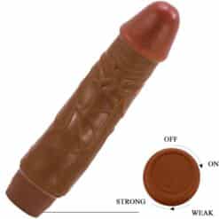 BAILE - JEFF VIBRADOR REALÍSTICO 19.5 CM MULATO - piKanteo | Despierta tu lado más piKante