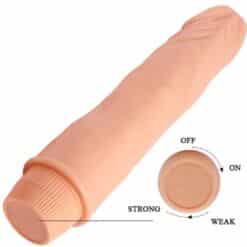 BAILE - DWARF VIBRADOR REALÍSTICO 21 CM NATURAL - piKanteo | Despierta tu lado más piKante