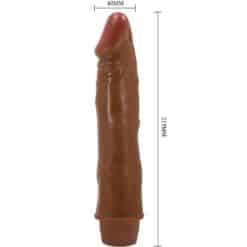 BAILE - DWARF VIBRADOR REALÍSTICO 21 CM MULATO - piKanteo | Despierta tu lado más piKante