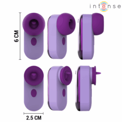 Alternative view of INTENSE - SABRINA TRAVEL SET ESTIMULADOR DE CLÍTORIS VIOLETA