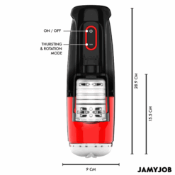 JAMYJOB - STORM MASTURBADOR VAGINA AUTOMÁTICO 10 MODOS ROTACIÓN Y EMPUJE - piKanteo | Despierta tu lado más piKante