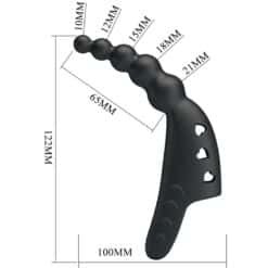 PRETTY LOVE - JORDIN VIBRADOR DE DEDO 10 VIBRACIONES NEGRO - piKanteo | Despierta tu lado más piKante