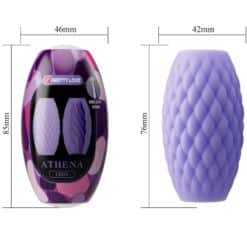 PRETTY LOVE - ATHENA EROS MASTURBADOR MASCULINO SILICONA MORADO - piKanteo | Despierta tu lado más piKante
