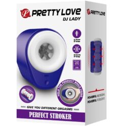 PRETTY LOVE - DJ LADY MASTURBADOR MASCULINO CON VIBRACIÓN 5 CONFIGURACIONES MORADO - piKanteo | Despierta tu lado más piKante