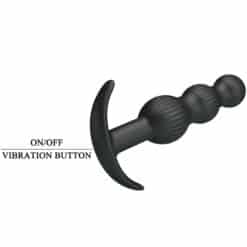 PRETTY LOVE - SIDNEY VIBRADOR ANAL 10 VIBRACIONES NEGRO - piKanteo | Despierta tu lado más piKante