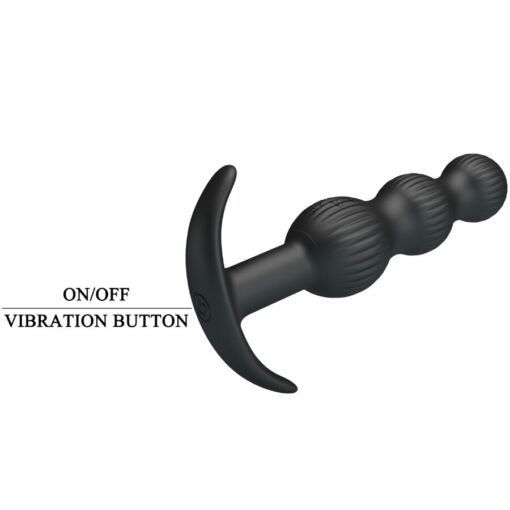 PRETTY LOVE - SIDNEY VIBRADOR ANAL 10 VIBRACIONES NEGRO - Imagen 9