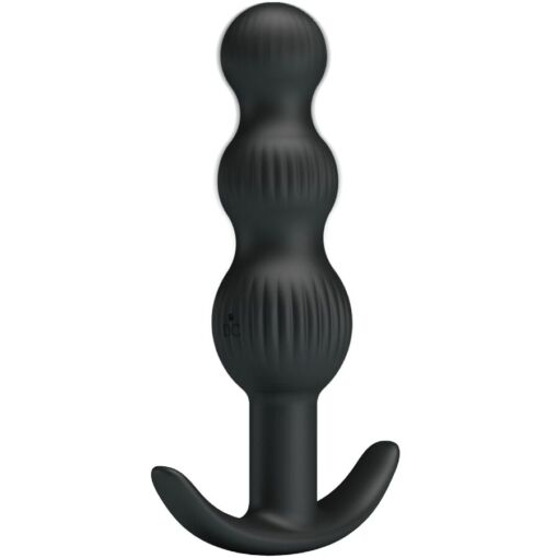 PRETTY LOVE - SIDNEY VIBRADOR ANAL 10 VIBRACIONES NEGRO - Imagen 2