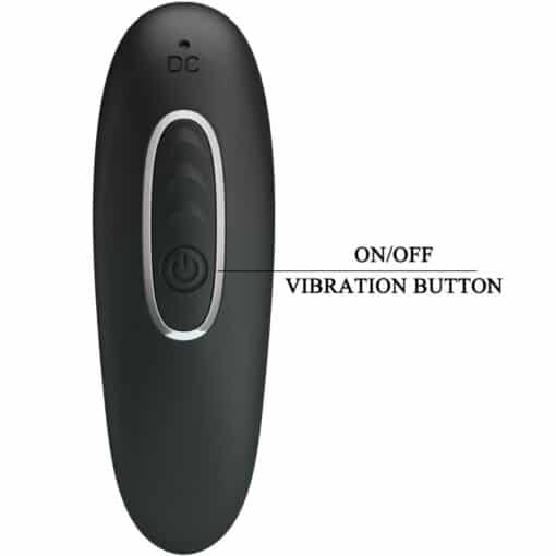 PRETTY LOVE - CORBAN VIBRADOR ANAL 10 VIBRACIONES NEGRO - Imagen 9