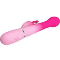 PRETTY LOVE - DEJON VIBRADOR RABBIT 3 EN 1 MULTIFUNCIÓN ROSA - piKanteo | Despierta tu lado más piKante
