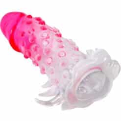 PRETTY LOVE - WILFORD FUNDA REALÍSTICA ALARGADORA CON RELIEVE PARA PENE ROSA - piKanteo | Despierta tu lado más piKante