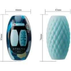 PRETTY LOVE - ATHENA EROS MASTURBADOR MASCULINO SILICONA CELESTE - piKanteo | Despierta tu lado más piKante