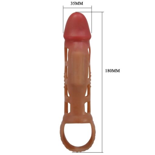 PRETTY LOVE - PRESTON FUNDA PARA PENE CON VIBRACIÓN DE 18 CM - Imagen 6