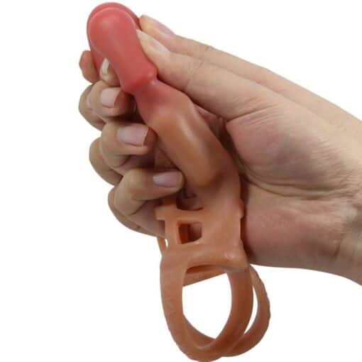 PRETTY LOVE - PRESTON FUNDA PARA PENE CON VIBRACIÓN DE 18 CM - Imagen 5