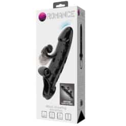 ROMANCE - FUNDA PARA PENE CON VIBRACIÓN NEGRO - piKanteo | Despierta tu lado más piKante
