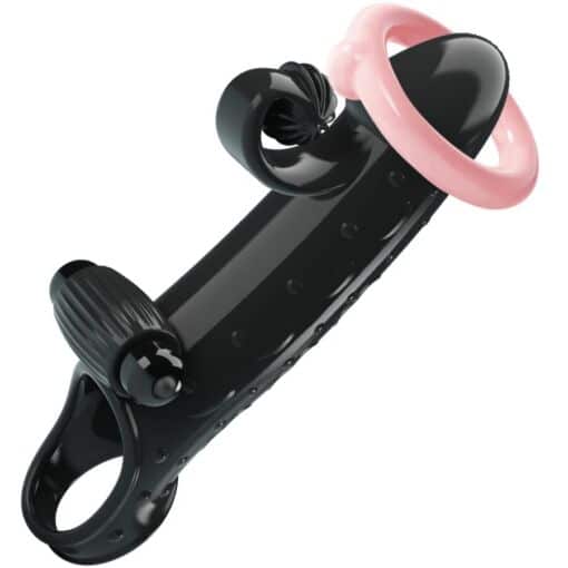 ROMANCE - FUNDA PARA PENE CON VIBRACIÓN NEGRO - Imagen 5