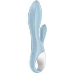 SATISFYER - AIR PUMP BUNNY 1 VIBRADOR INFLABLE RABBIT AZUL - piKanteo | Despierta tu lado más piKante