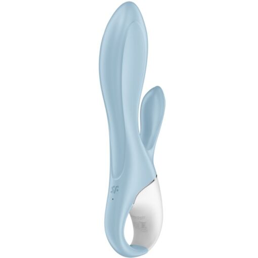 SATISFYER - AIR PUMP BUNNY 1 VIBRADOR INFLABLE RABBIT AZUL - Imagen 4