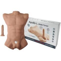 Alternative view of SILEXD - APOLLO L TORSO REALÍSTICO MASCULINO CARAMELO
