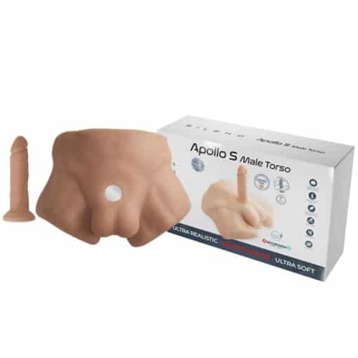 SILEXD - APOLLO S TORSO BAJO REALÍSTICO MASCULINO CARAMELO - Imagen 2
