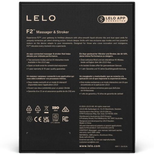 LELO - F2S ? TEAL MASTURBADOR MASCULINO ROJO - Imagen 11