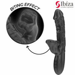 IBIZA - VIBRADOR Y ESTIMULADOR DE CLÍTORIS CON EFECTO MORDEDOR Y ROTACIÓN - piKanteo | Despierta tu lado más piKante