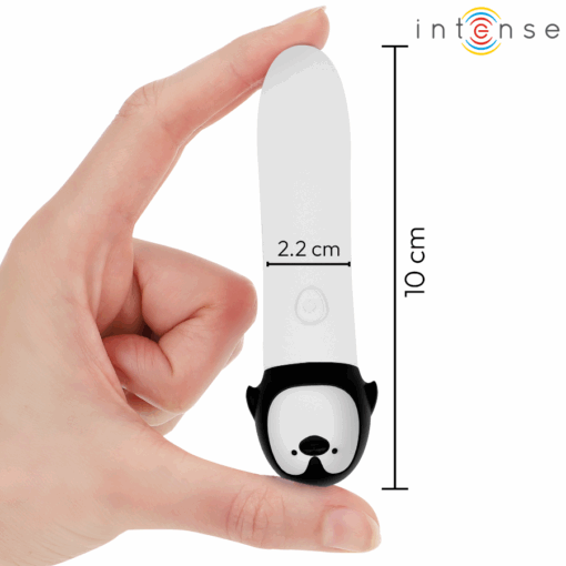 INTENSE - RICO BALA VIBRADORA PINGÜINO RECARGABLE USB 10 X 2.2 CM - Imagen 3