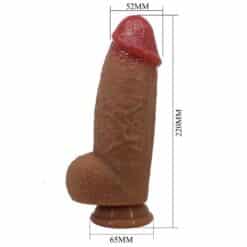 PRETTY LOVE - ACHILLE DILDO ULTRA REALÍSTICO 22 CM - piKanteo | Despierta tu lado más piKante