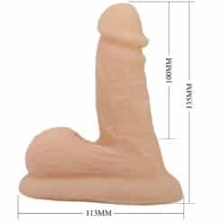 PRETTY LOVE - WILDON DILDO ULTRA REALÍSTICO Y ELÁSTICO 10 CM NATURAL - piKanteo | Despierta tu lado más piKante