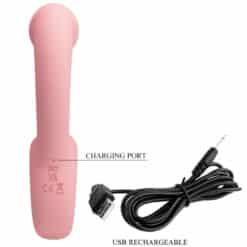 PRETTY LOVE - ERYNNYES VIBRADOR PUNTO G + ESTIMULADOR CLÍTORIS 10 VIBRACIONES ROSA - piKanteo | Despierta tu lado más piKante