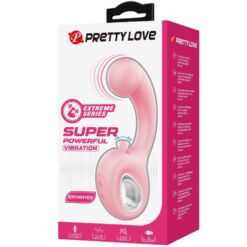 PRETTY LOVE - ERYNNYES VIBRADOR PUNTO G + ESTIMULADOR CLÍTORIS 10 VIBRACIONES ROSA - piKanteo | Despierta tu lado más piKante