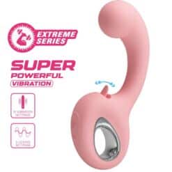 PRETTY LOVE - ERYNNYES VIBRADOR PUNTO G + ESTIMULADOR CLÍTORIS 10 VIBRACIONES ROSA - piKanteo | Despierta tu lado más piKante