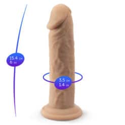 SILEXD - PENE REALÍSTICO MODELO 2 SILICONA PREMIUM TERMOREACTIVO 15.4 CM - piKanteo | Despierta tu lado más piKante