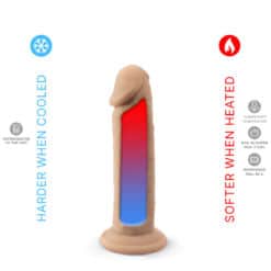 SILEXD - PENE REALÍSTICO MODELO 2 SILICONA PREMIUM TERMOREACTIVO 15.4 CM - piKanteo | Despierta tu lado más piKante