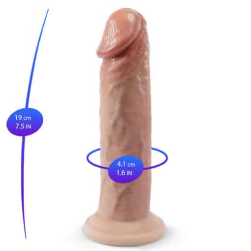 SILEXD - PENE REALÍSTICO MODELO 2 SILICONA PREMIUM TERMOREACTIVO 19 CM - Imagen 5