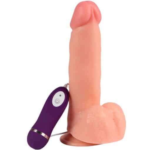 SHEQU - PHANTOM DILDO VIBRADOR CON CONTROL REMOTO 20 CM - Imagen 3