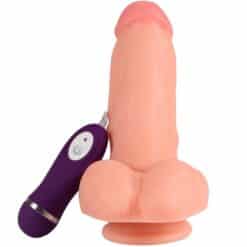 Alternative view of SHEQU - RED EAGLE DILDO VIBRADOR CON CONTROL REMOTO 17 CM