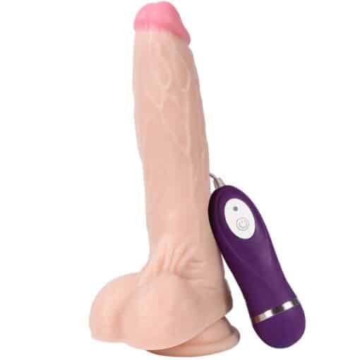 SHEQU - HOLY DRAGON DILDO VIBRADOR CON CONTROL REMOTO 20,5 CM