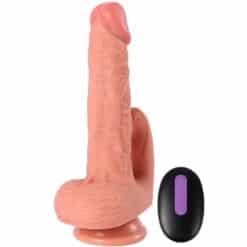 SHEQU - HAYDEN DILDO Y ESTIMULADOR DE CLÍTORIS CON VIBRACIÓN Y CONTROL REMOTO 16 CM - piKanteo | Despierta tu lado más piKante