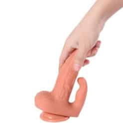 SHEQU - HAYDEN DILDO Y ESTIMULADOR DE CLÍTORIS CON VIBRACIÓN Y CONTROL REMOTO 16 CM - piKanteo | Despierta tu lado más piKante