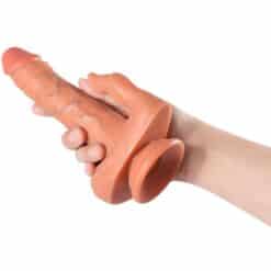 SHEQU - JULIAN DILDO Y ESTIMULADOR DE CLÍTORIS CON VIBRACIÓN Y CONTROL REMOTO 16 CM - piKanteo | Despierta tu lado más piKante